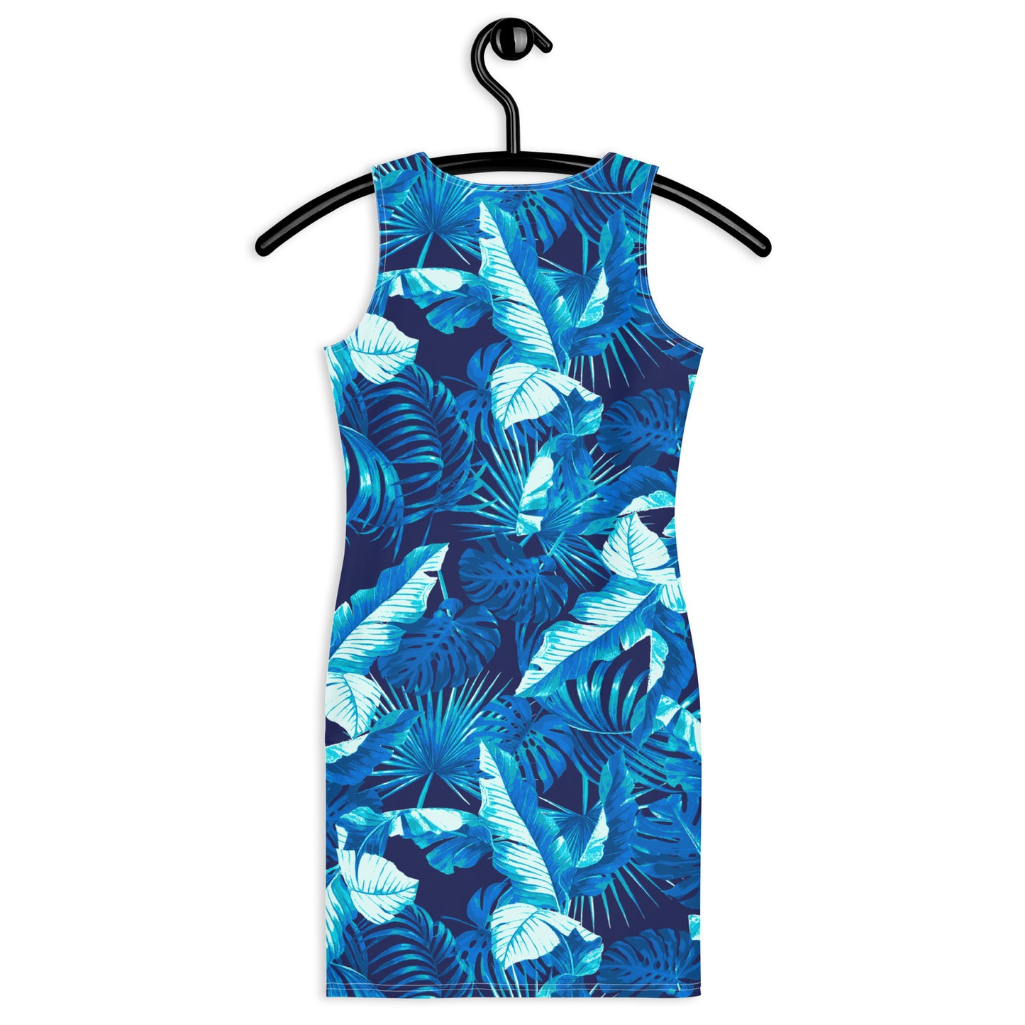 "Aquatic Goddess" Printed Cut & Sew Dress- Blue Combo