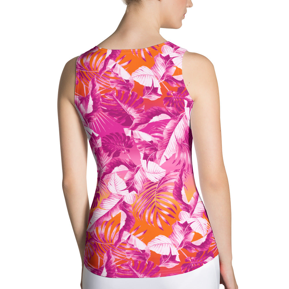 " Sunset Goddess" Printed Tank Top