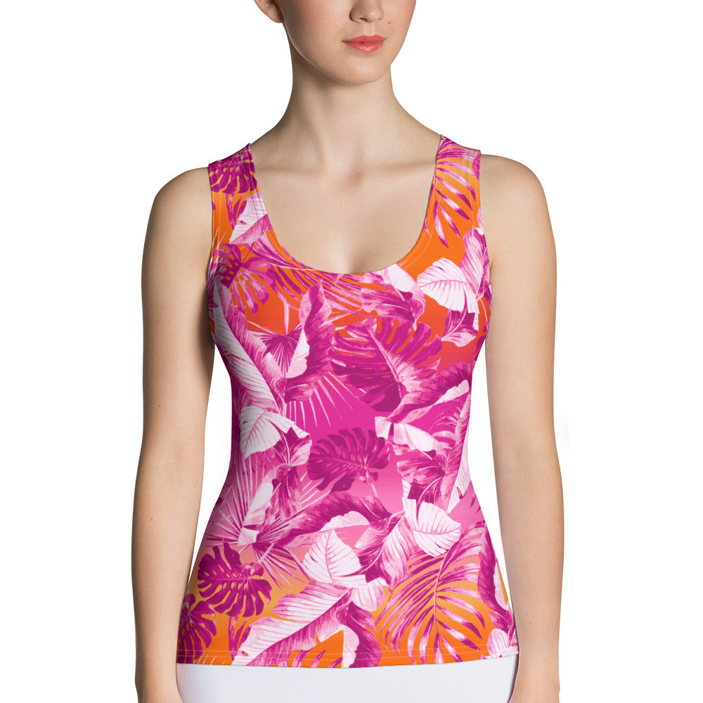 " Sunset Goddess" Printed Tank Top