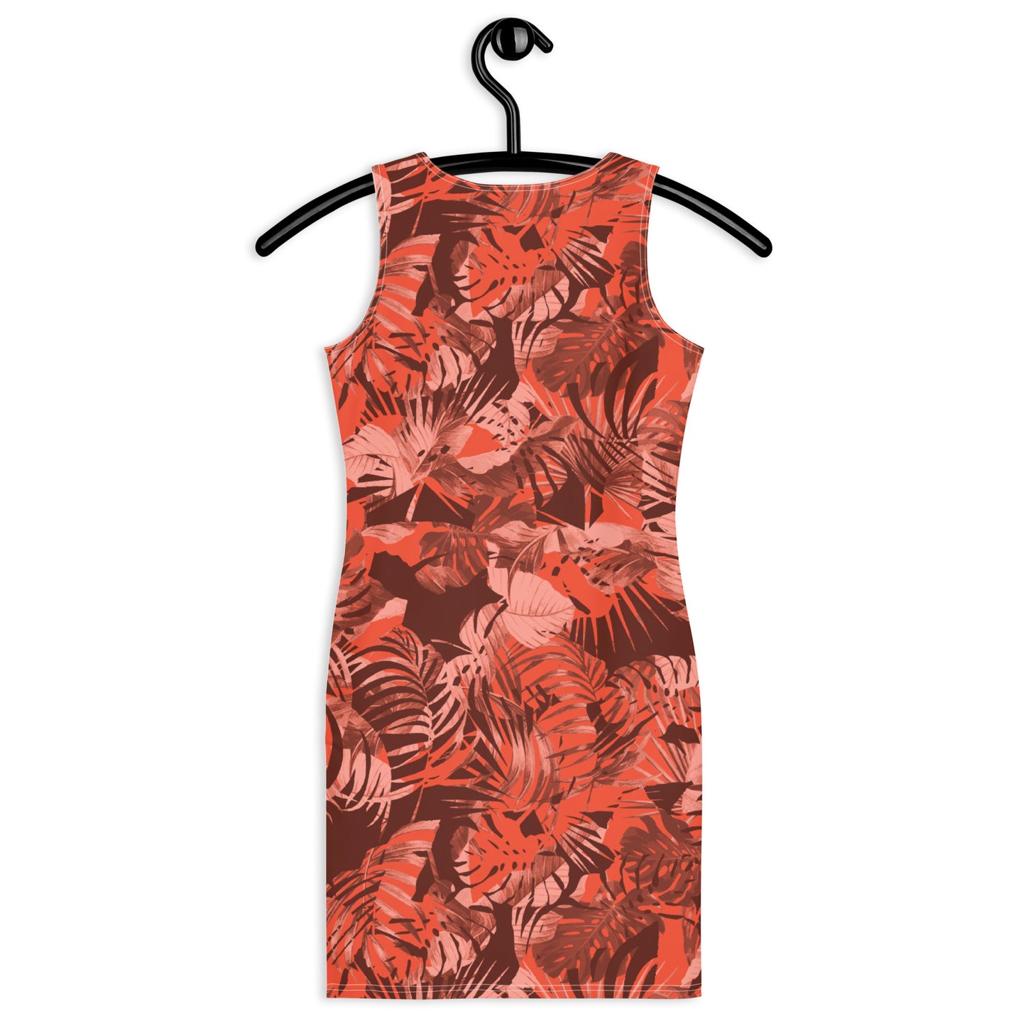 "Earth Goddess" Printed Dress-Brown / Orange / Coral Combo