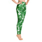 "Tropical Goddess" Printed Leggings -Kelly Green Combo