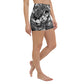 "Blac Goddess" Printed Shorts- -Black / Grey Combo